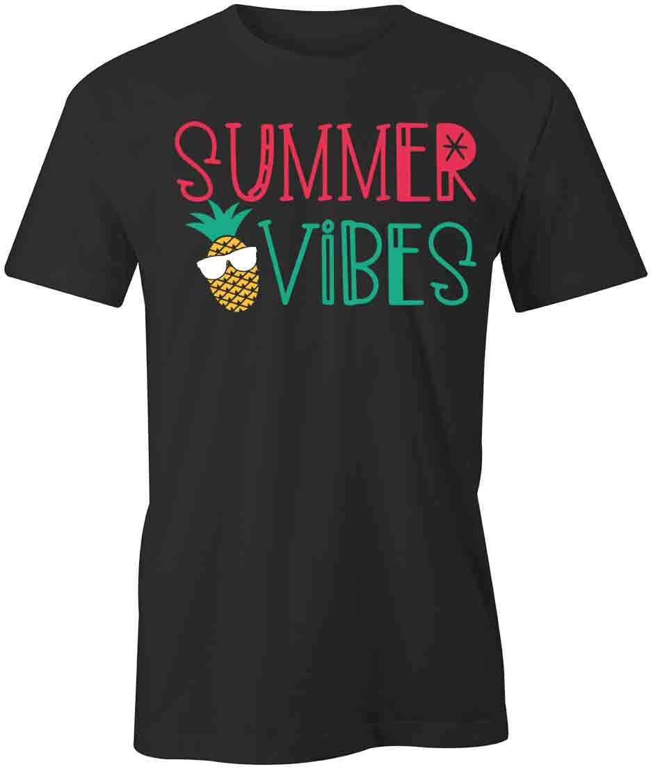 SUMMER VIBES TShirt Tee Short-Sleeved Cotton CLOTHING SEASONAL S1BCA399 XXXXL