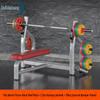 Ruibisheng Flat Push Weight Bench & Barbell Rack Set