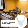 1Pc RV Stove Condensation Drain Deflector External Condensate Water Drain for Caravan Motorhome Camper RV Replacement Parts