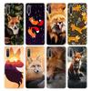 Anime Fox Funny Foxs Phone Case For Xiaomi Redmi Note 10 11 12 13 14 15 Pro Plus 11S 12S 14S 11T 11E 10S Soft TPU Back Cover Red