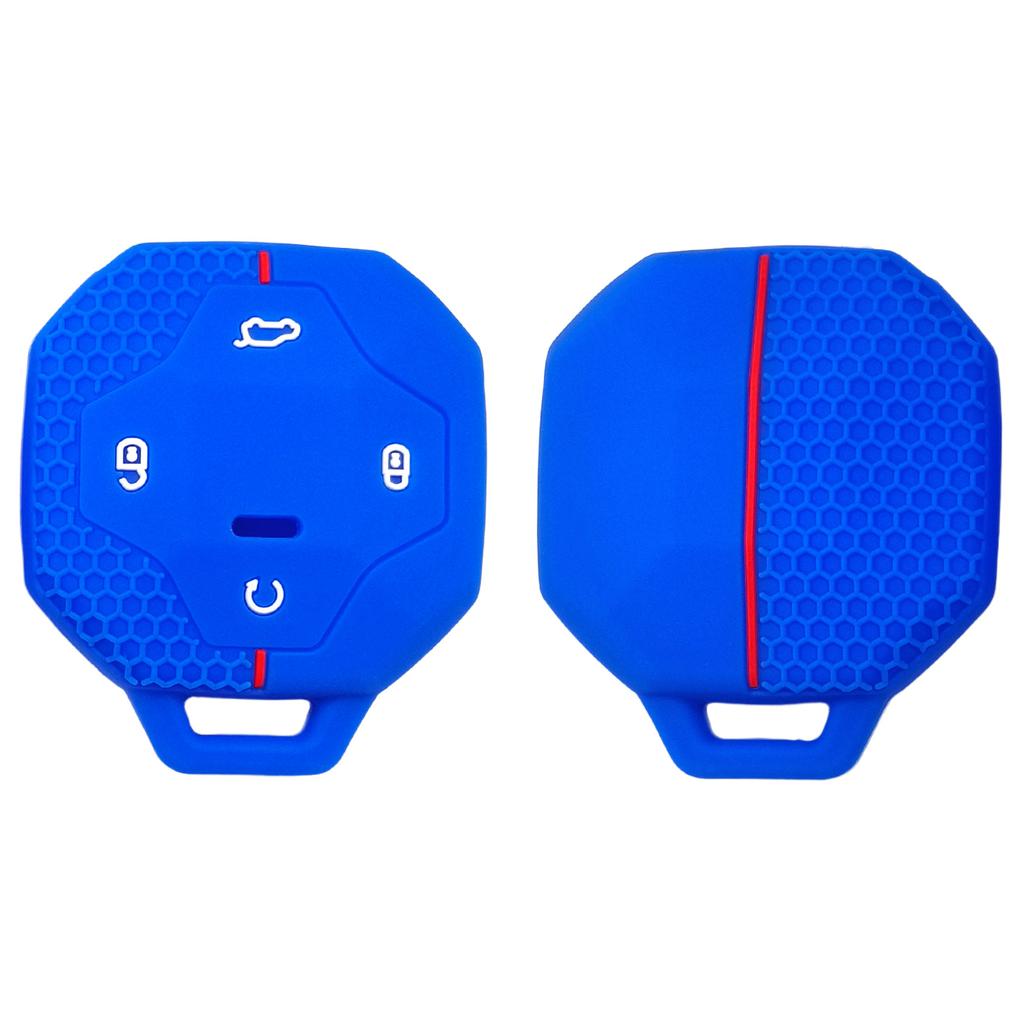 Silicone Car Key Case for Chery Jetour To Genesis Traveller T2 X90 X70 X95 DASHING X-1 Plus DTC L9 Rubber Remote Cover Keychain