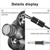 BLNSWJHH HIFI Super Bass  3.5mm In-Ear Earphone Stereo Earbuds Headphone Wired