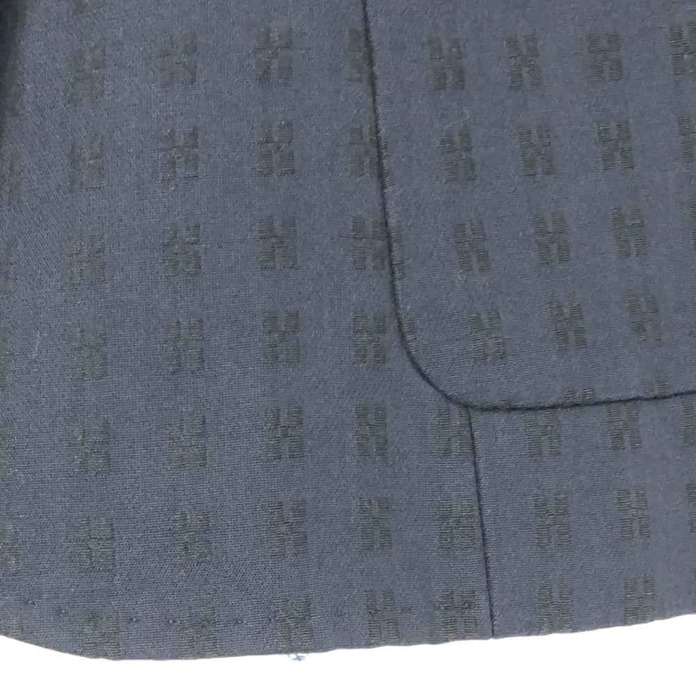 LANVIN LA COLLECTION made in Japan Karomuster Langarm taillierte Jacke Damen Gebraucht