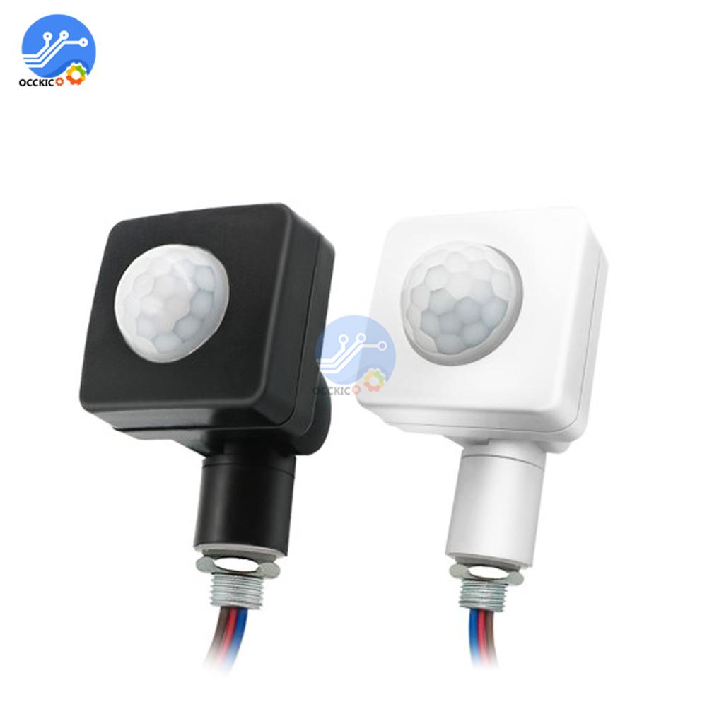Mini Human Body Infrared Sensor Ultra-thin Infrared Body Sensor Switch LED Flood Light PIR Motion Sensor Adjustable Smart Switch