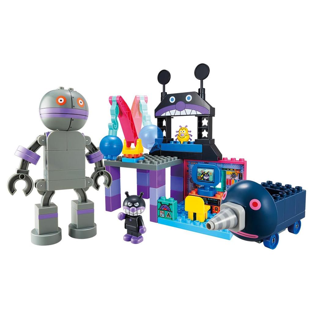 [BANDAI] Blocklabo Block Lab Dadandan! Mogurin! Build a Baikinjo! Baikinman Block Bucket (Ages 3 and Up)