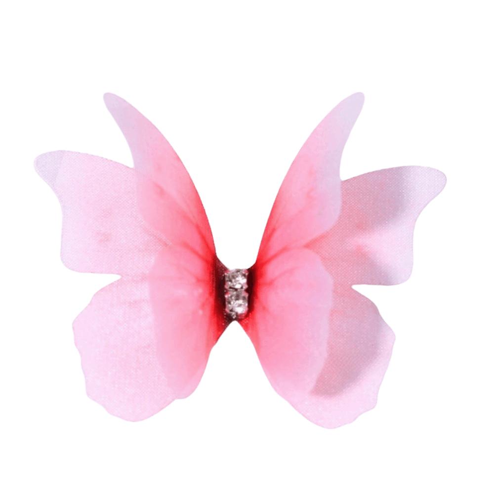 

50Pcs 3D Chiffon Butterfly Embroidered Patches Clothes Sewing Patch Bridal Hair Accessories 04
