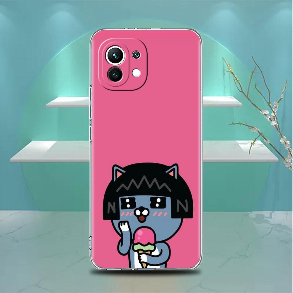 

Clear Case For Xiaomi Mi Poco X3 NFC M3 Pro F3 F1 11 Lite 12 Note 10 11T 9T Transparent Phone Cover Kakao Friends Cute Redmi Note 9S