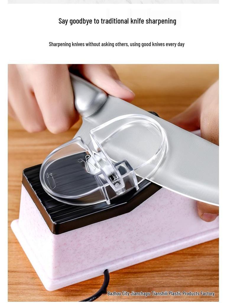 Zhenba Electric Knife Sharpener – Quick Household Whetstone Tool