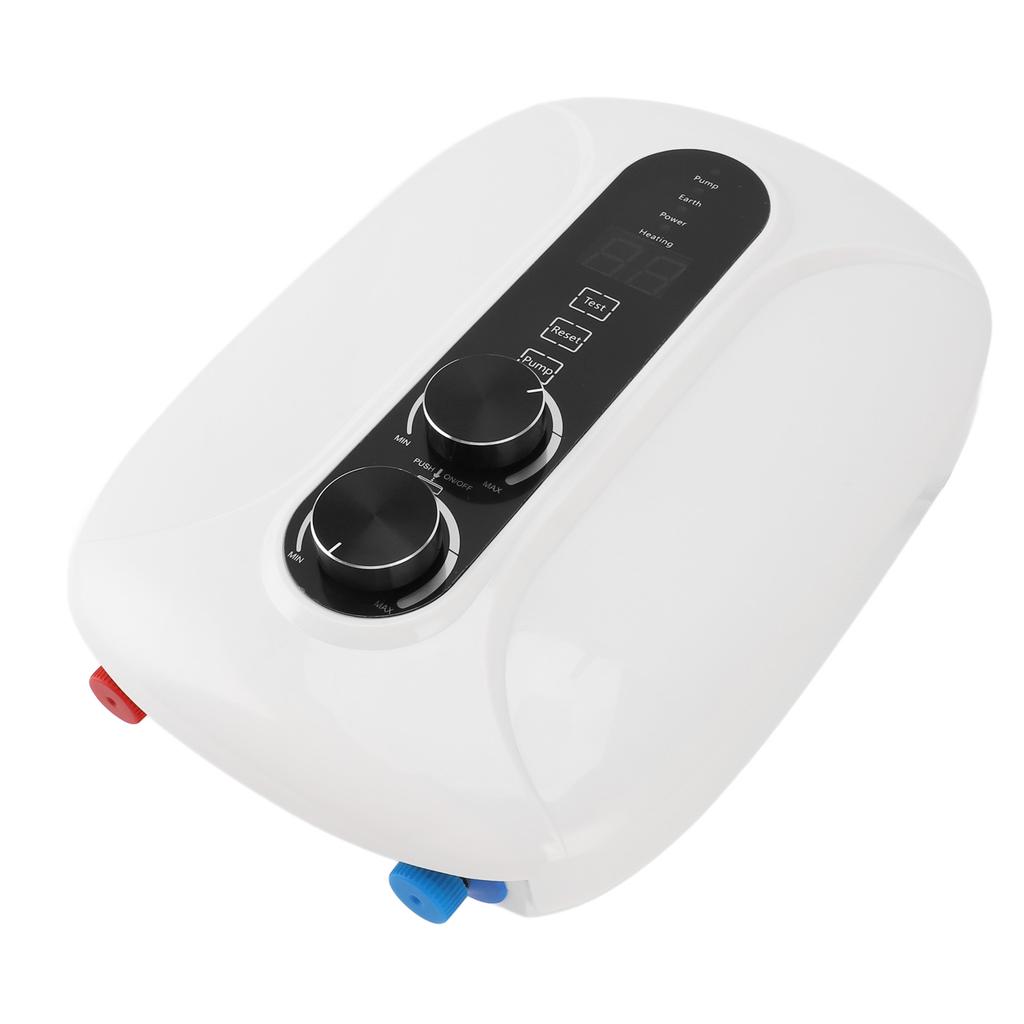 Elektrischer Durchlauferhitzer 5500W Schnelle Erwärmung Intelligenter Mini-Warmwasserbereiter mit LED-Temperaturanzeige für