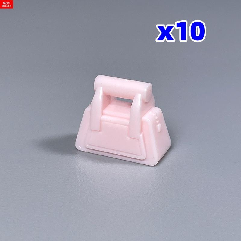 MOC Bricks Handbag Bag Backpack For Building Blocks Accessories 93091 Assembles Particles Children's Toys