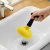 Durable Rust-Resistant Sink Plunger with Non-Slip Handle for Easy Bathroom and Home Unclogging