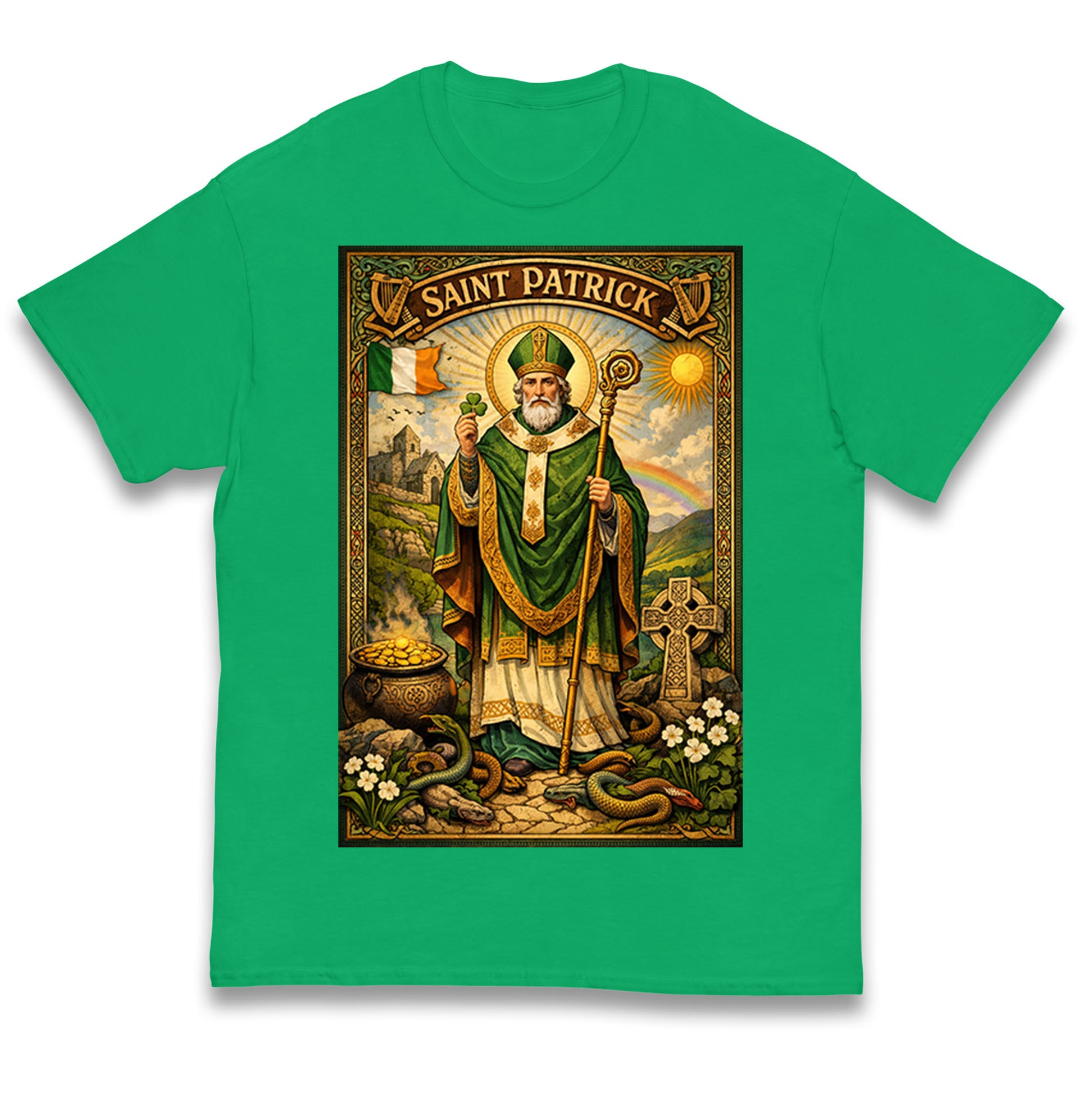 Saint Patrick Of Ireland Kids T Shirt 130
