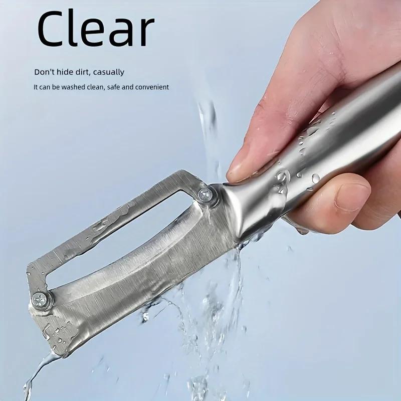 Single-piece Peeler, Powerful Sugarcane Knife, Kitchen Peeler, Household Fruit Knife, Salad Peeler Home Gadgets