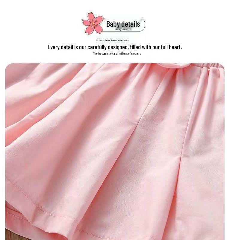 Letnie Szorty Casualowe Pięciopunktowe dla Dziewczynek 2025 - Dziecięce Lekkie Szorty Hot Pants dla Małych i Średnich Dziewczynek