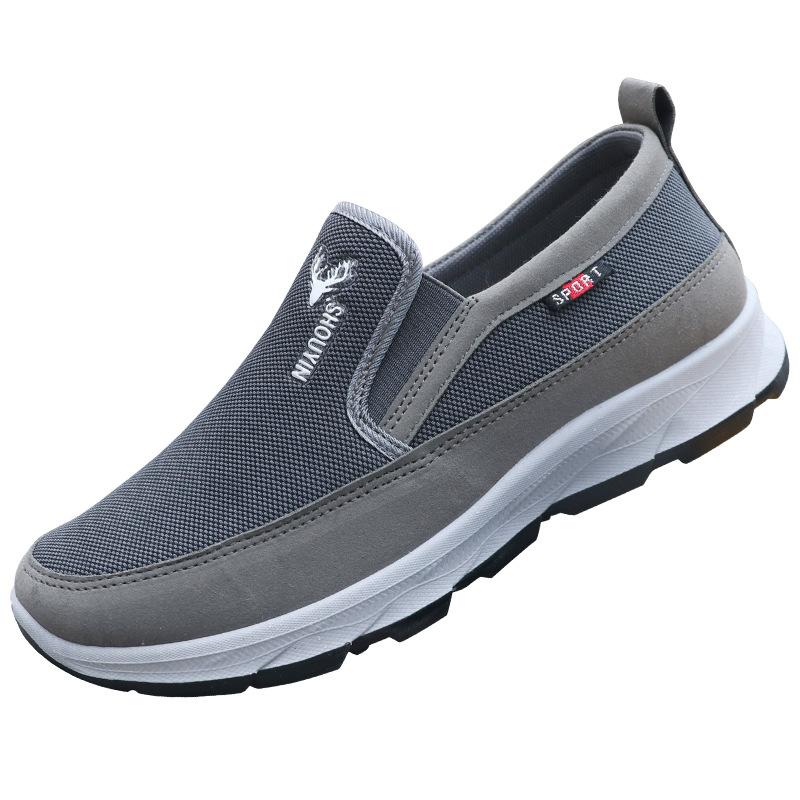 ******* Cloth Shoes Men's ****** New Old Casual Sports Lightweight Single Shoes Non-slip S**t Sole Comfortable Dad Shoes
