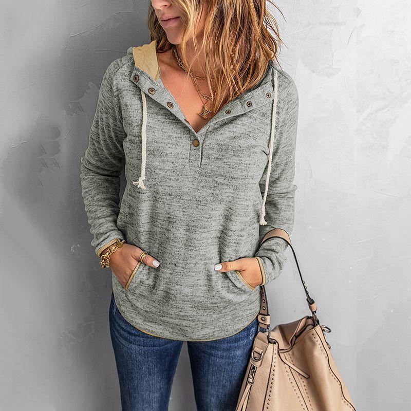 

Fashion Pure Color Loose Casual Thermal Hooded Sweatshirt Brown 2XL is one size larger (75.00 kg-82.50 kg