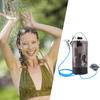 Compact and Lightweight Camping Shower Bag User-Friendly On Off Switch Solar Powered Heat Absorbing Design with Durable Build