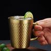 Gold 304 Stainless Steel Beer Mug Water Cups With Handle Coffee Milk Juice Mugs Summer Bar Tool Anti-Scalding For Kitchen Drink