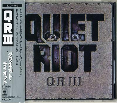 CD QUIET RIOT  Qr III 32DP469 PASHA 1986 Japan Metal Used