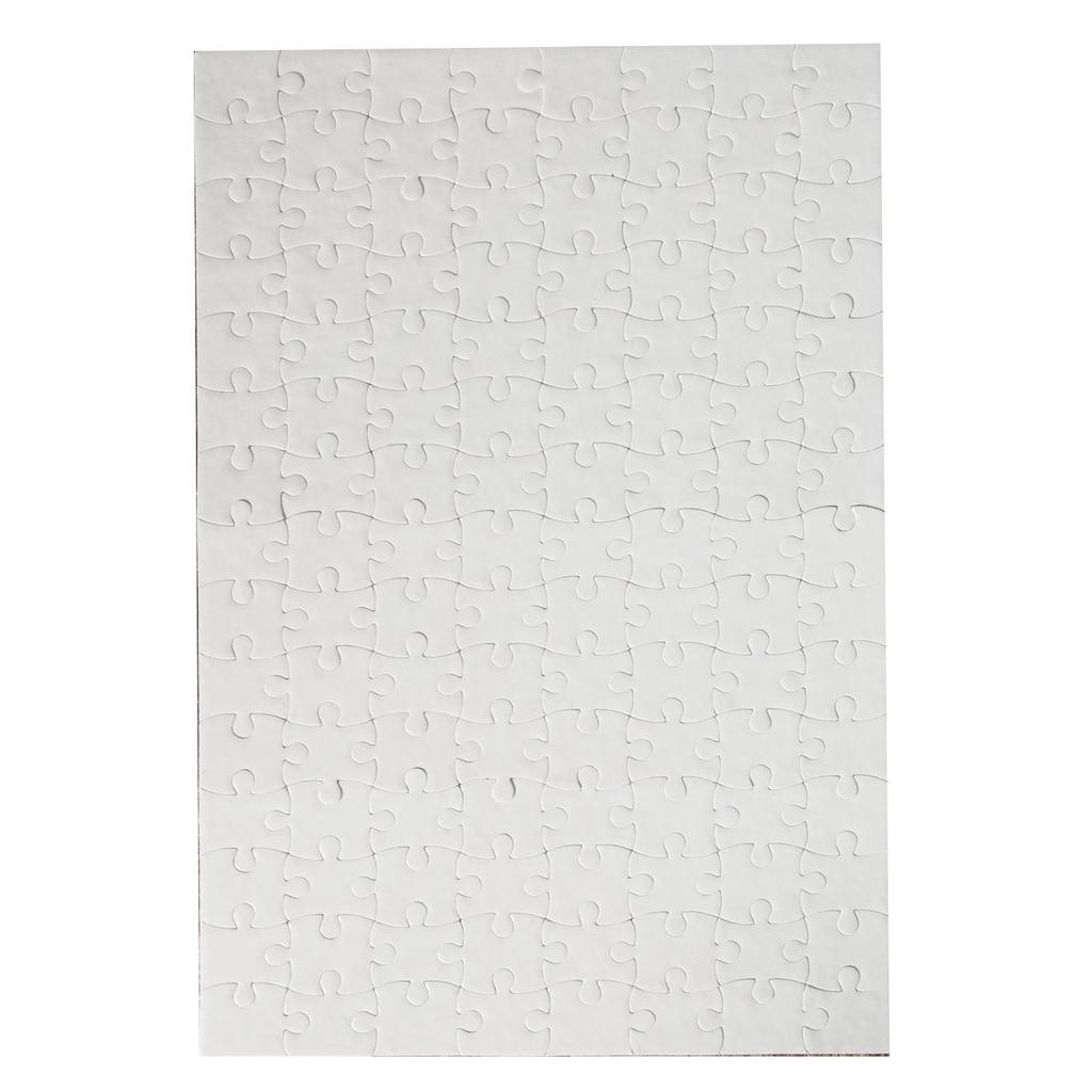 A4 DIY Sublimation 120-Piece Blank Puzzle for Personalized Heat Transfer - 12"
