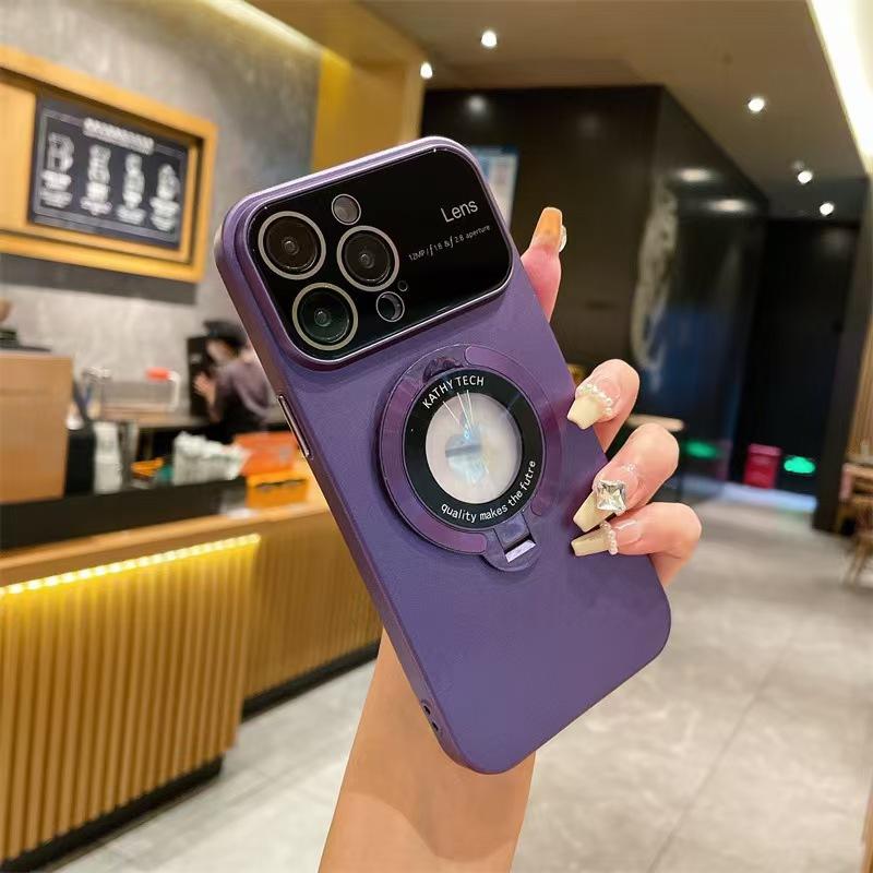 Etui na telefon IPhone14, Matowe PC Magnetyczny stojak Pełne pokrycie 13, Etui ochronne Apple 15Promax