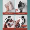 L-shaped Sucker Shower Head Holder Strong Bearing Shower Fixed Base  Bathroom Supplies