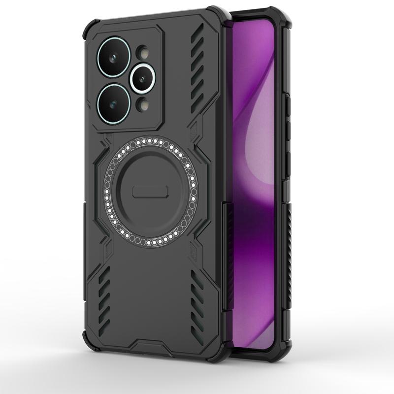 

For Realme 15 15 Pro 5G Case Shockproof Magnetic Adsorption Durable PC+TPU Heat Dissipation Bumper Cover realme 15 Pro