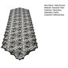Black Lace Tablecloth Halloween Table Runner, Spider Web Runners, 17.7 x Retro Cocktail Party Decor 70.9Inch for Home Dinner Kitchen Mantel
