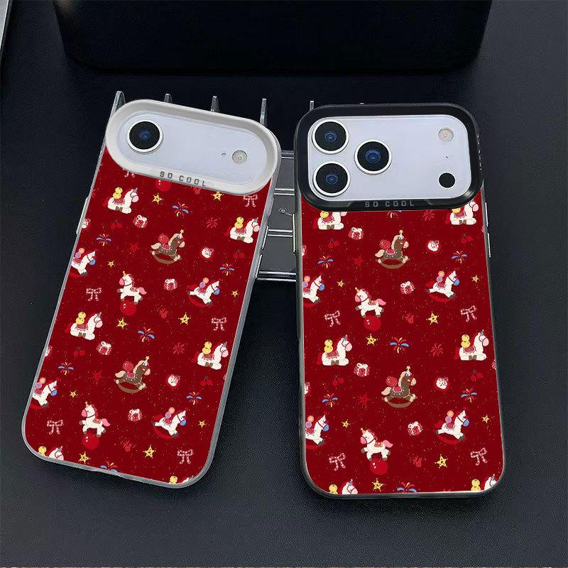 New Year's Pony is suitable for Apple 17Promax mobile phone case iPhone15/14/13 girl 16Promax trend