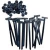 Nylon Cable Zip Ties Self-Locking Heavy Duty Zip Ties Universal Cable Tie Buckle for Indoor and Outdoor Use
