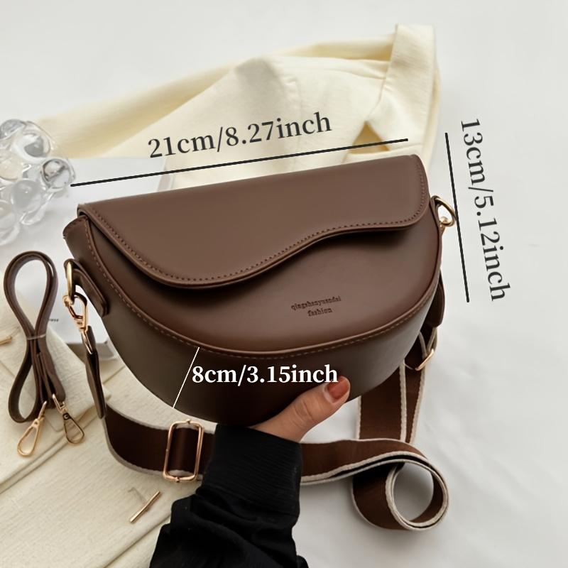 Vintage Shoulder Bag for Women Durable Minimalist Crossbody Purse with Adjustable Strap Everyday Armpit Chic Women Messenger Bag