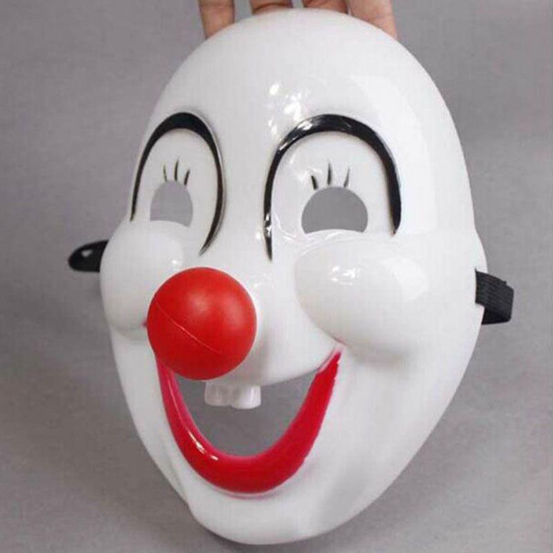 

Dress Halloween Fancy Party Mask Red Nose Clown Masquerade Mascaras Cute Masks