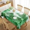 3D Flowers Rose Tree Tablecloth Watercolor Art Drawing Rectangle Table Cover for Living Room Dining Room Coffee Table Decor