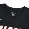 Nike NBA Kooperation Dri-Fit T-Shirt Dragic Goran Logo Bequem Schnelltrocknend Kurzarm Kinder Tops Schwarz Rot 3Z2B311AF-HEAGD