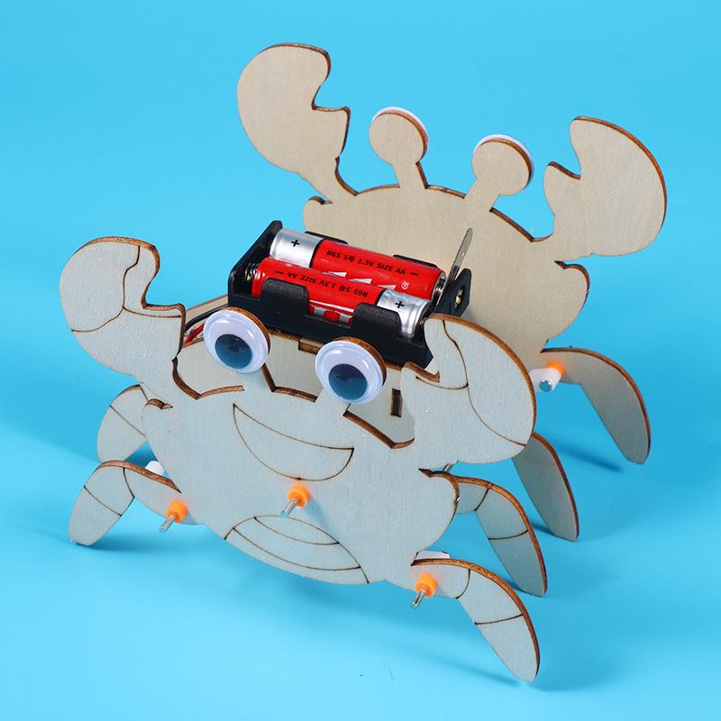 Robotyczny Krab Bioniczny Robot DIY Zestaw dla Dzieci – Zabawka Naukowa i Edukacyjna