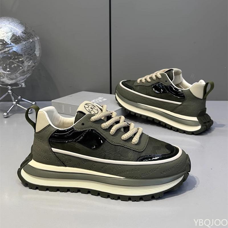 Versatile breathable lightweight casual men's shoes autumn thick soled wear-resistant sports soft soled running men's shoes