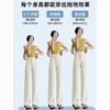 Summer Narrow Wide-leg Pants Women's New Thin Small High-waisted Pants Drape Straight Ice Silk Suit Pants