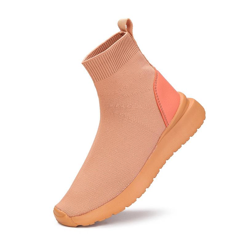 Spring Large Size Socks Shoes Mesh Breathable Casual Shoes Lightweight Soft Sole Medium Walking Shoes