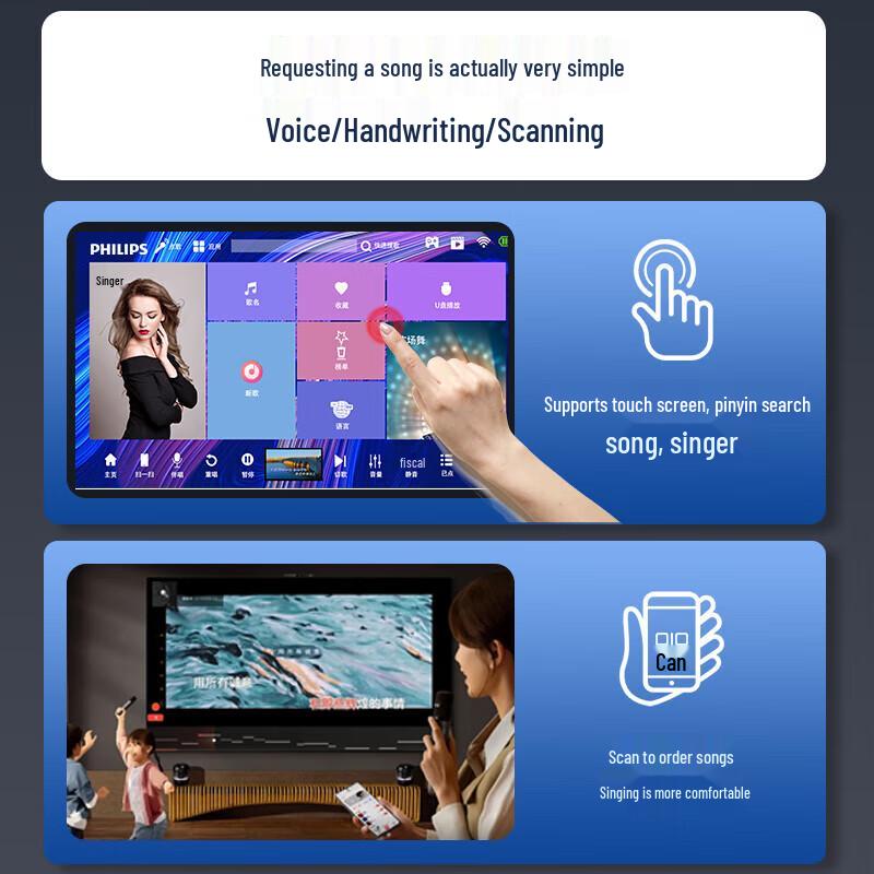 Philips SD619 Portable KTV Bluetooth Speaker System