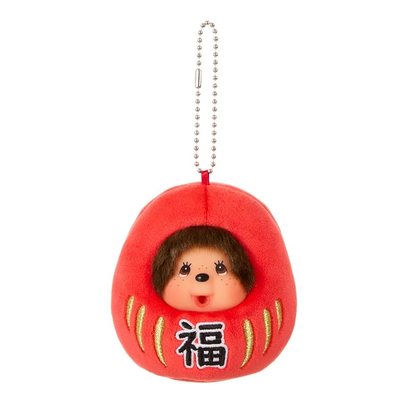 

Sekiguchi Monchhichi Daruma Monchhichi SS key chain plush 202942 H9×W8.5×D8.5cm
