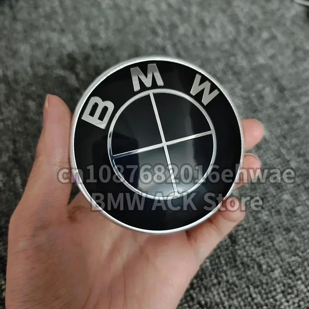 

82MM 74MM For BMW Front Hood Emblem Trunk Rear badge logo E46 E90 F30 F10 F20 G20 E87 E60 E63 F01 F02 G14 E83 Car Accessories 74mm-1piece