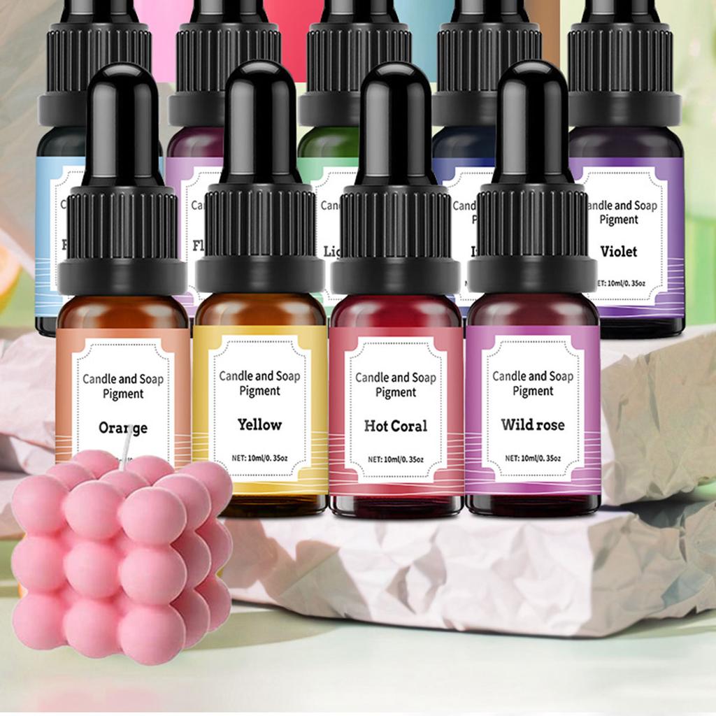 Essential Oil Candle Dyes Pigment High Concentration Colorant DIY Candle Mold Soap Coloring Handmade Crafts Resin Pigment