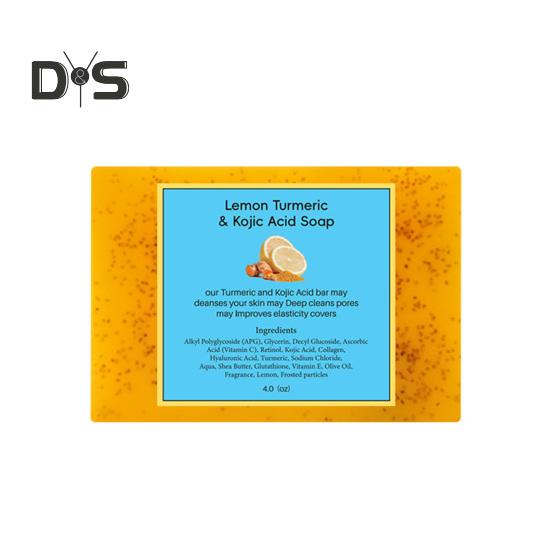 

1/4 шт. Мыло-кусок с куркумой и медовым сиянием, нежное очищающее мыло с натуральными ингредиентами для ухода за кожей для всех типов кожи A