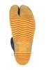 Nissin Rubber Men's Long Work Boots for Self-Gardening, Split Toe, Velcro Closure, No Toe Cap, Navy, Size 26.5 cm