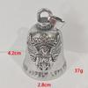 Vinking Style Motorcycle Guardian Bell Ride Safely Love You Biker Good Luck Charm  Men