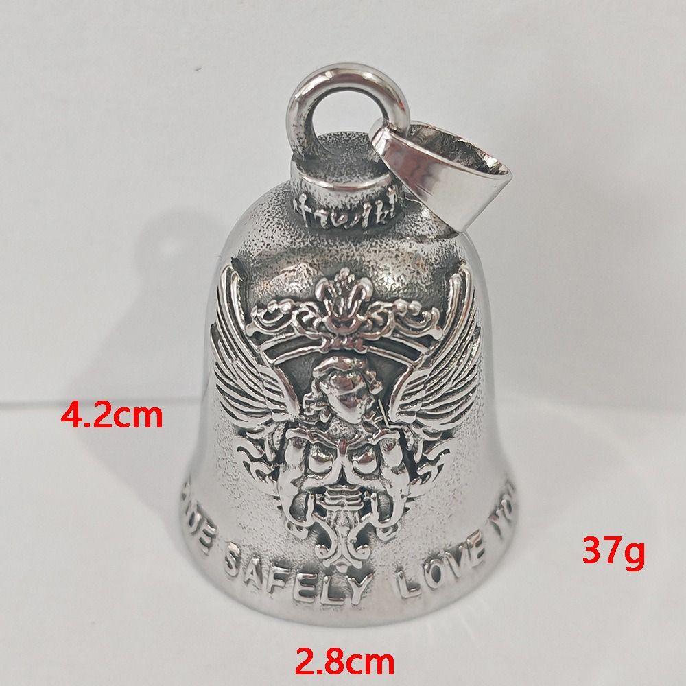 Vinking Style Motorcycle Guardian Bell Ride Safely Love You Biker Good Luck Charm  Men
