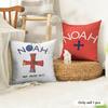 Luxury Brand NNOAH Cushion Cover Natural Linen Organic Fabric DoubleSided Printing Couch Pillow Covers Home Decor