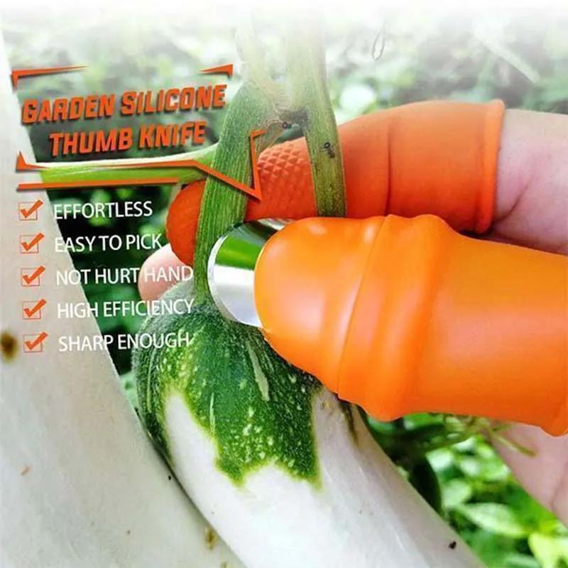 Picking Vegetable Thumb Knife Picking Pepper Bean Angle Iron Nail Picking Vegetable Picking Agricultural Picking Magic Tool