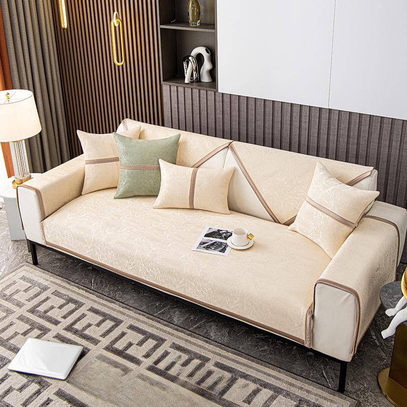 Chenille Sofa Cushion Four Seasons Universal Three Seats One Imperial Concubine Sofa Cover Cover Cloth High Sense