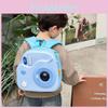 Bag Camera Childrens Zipper Flash Eggshell Backpack Adjustable Shoulder Strap
